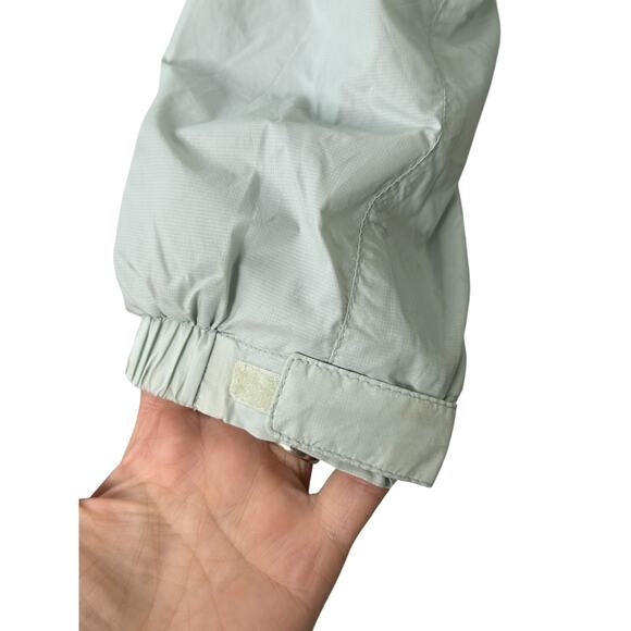 Eddie Bauer Green Hooded Full-Zip Mesh Lined Packable Windbreaker Jacket Large - Picture 6 of 11